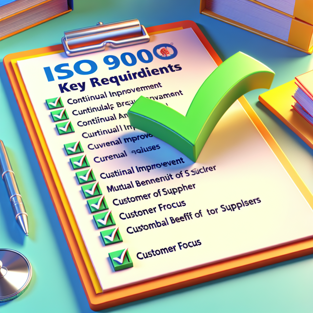 Kluczowe wymagania ISO 9001 dla certyfikacji